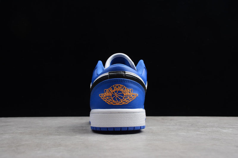 Air Jordan 1 Low Hyper Royal Orange Peel