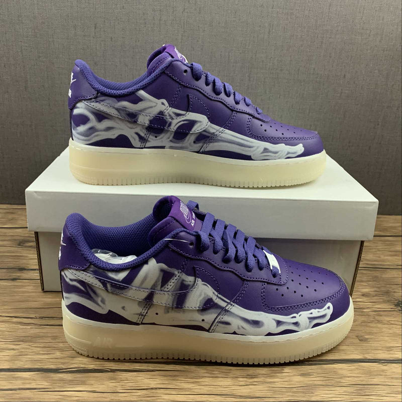 Nike Air Force 1 Low Purple Skeleton