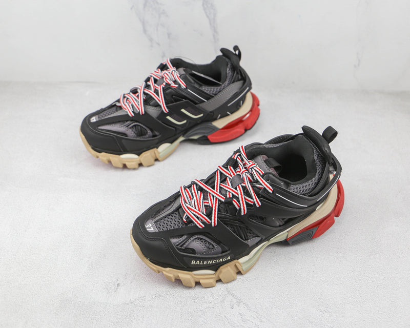 Balenciaga Track Black Grey Red