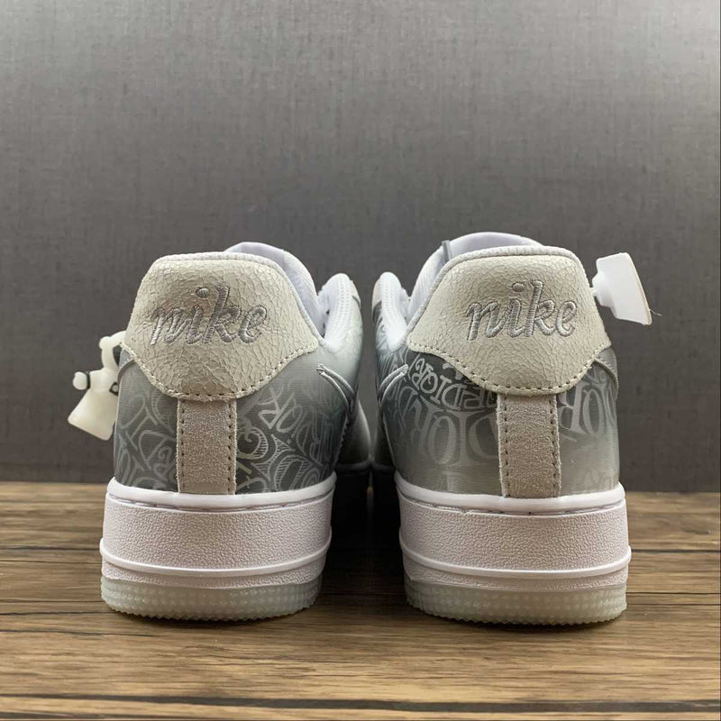 Nike Air Force 1 '07 Low ESS White Metallic Silver Grey