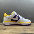 Nike Air Force 1 07 75th Anniversary NBA White Purple Yellow