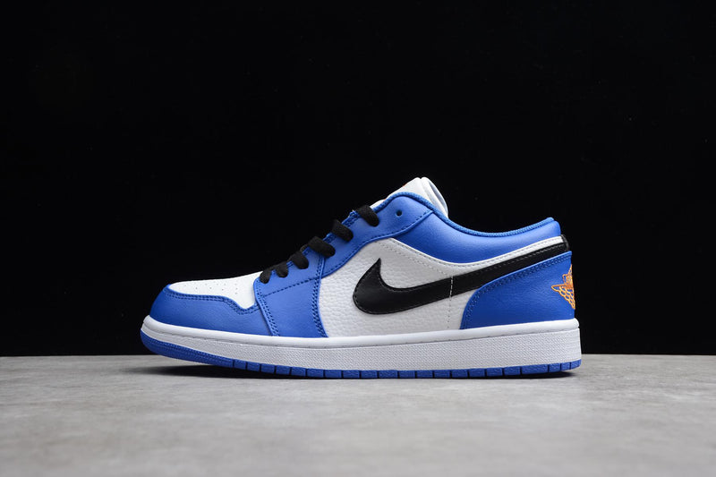 Air Jordan 1 Low Hyper Royal Orange Peel