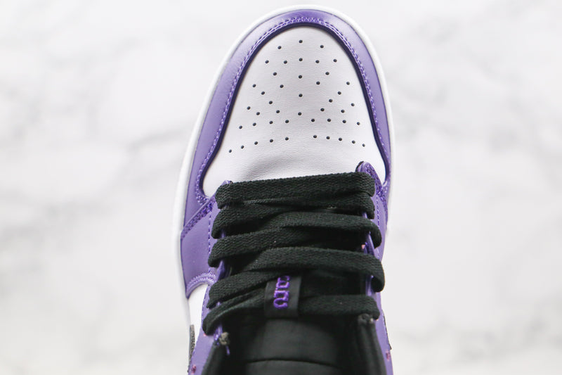 Jordan 1 Low Court Purple White