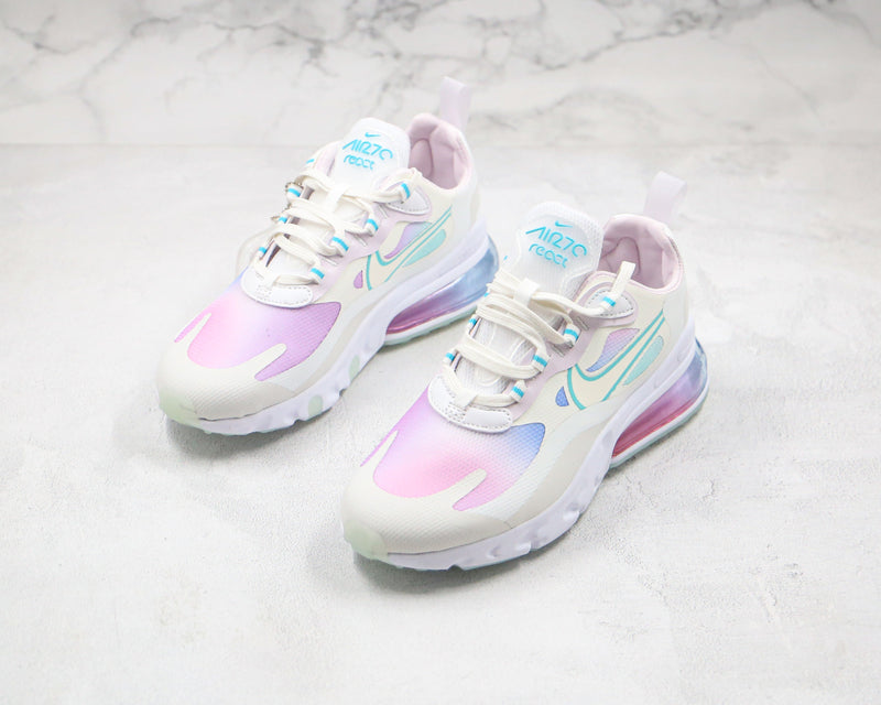 Nike Air Max 270 React Summit White Bleached Aqua