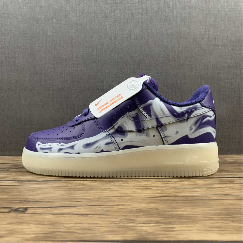 Nike Air Force 1 Low Purple Skeleton