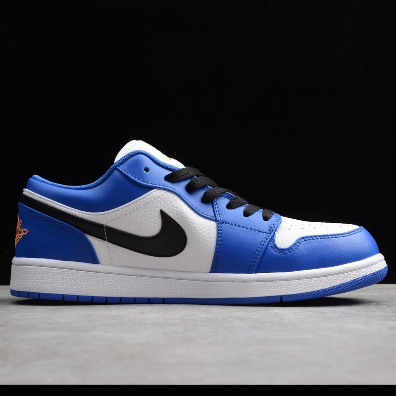 Air Jordan 1 Low Hyper Royal Orange Peel