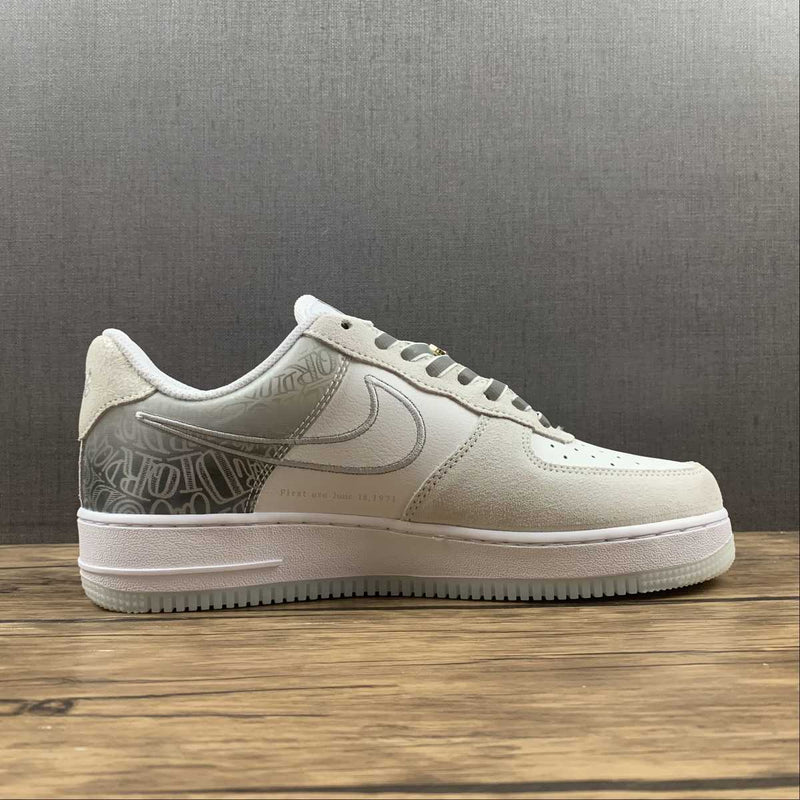 Nike Air Force 1 '07 Low ESS White Metallic Silver Grey